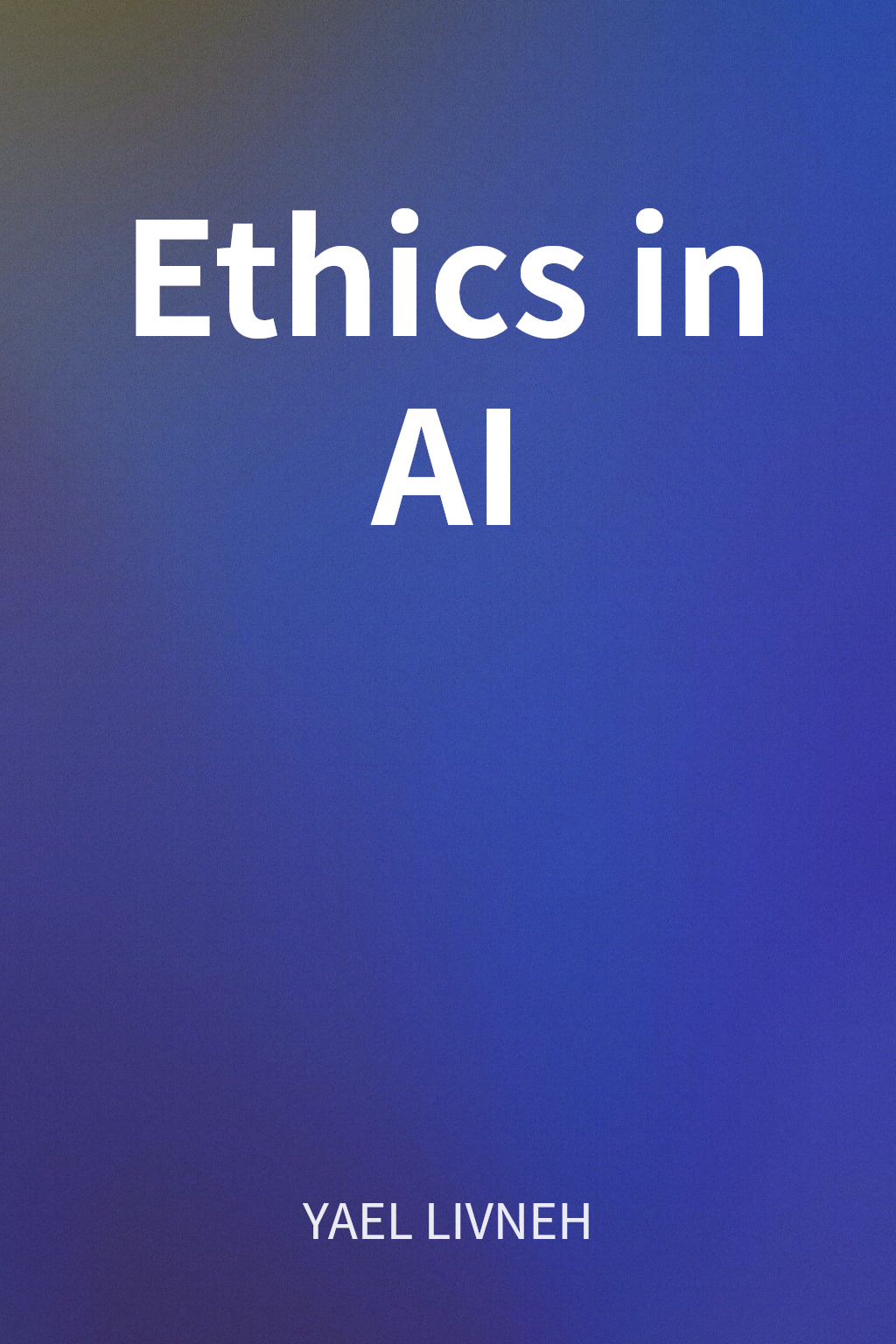 Ethics in AI cover