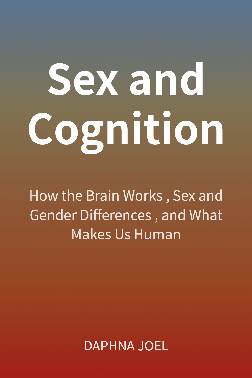 Sex and Cognition cover