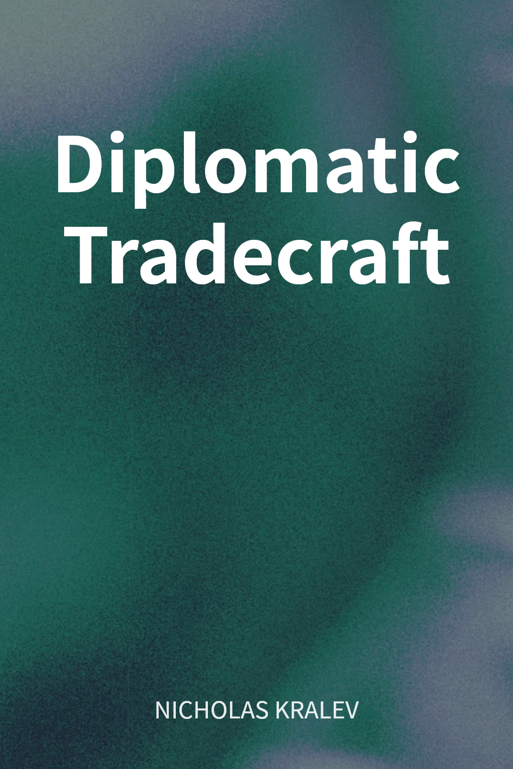 Diplomatic Tradecraft cover