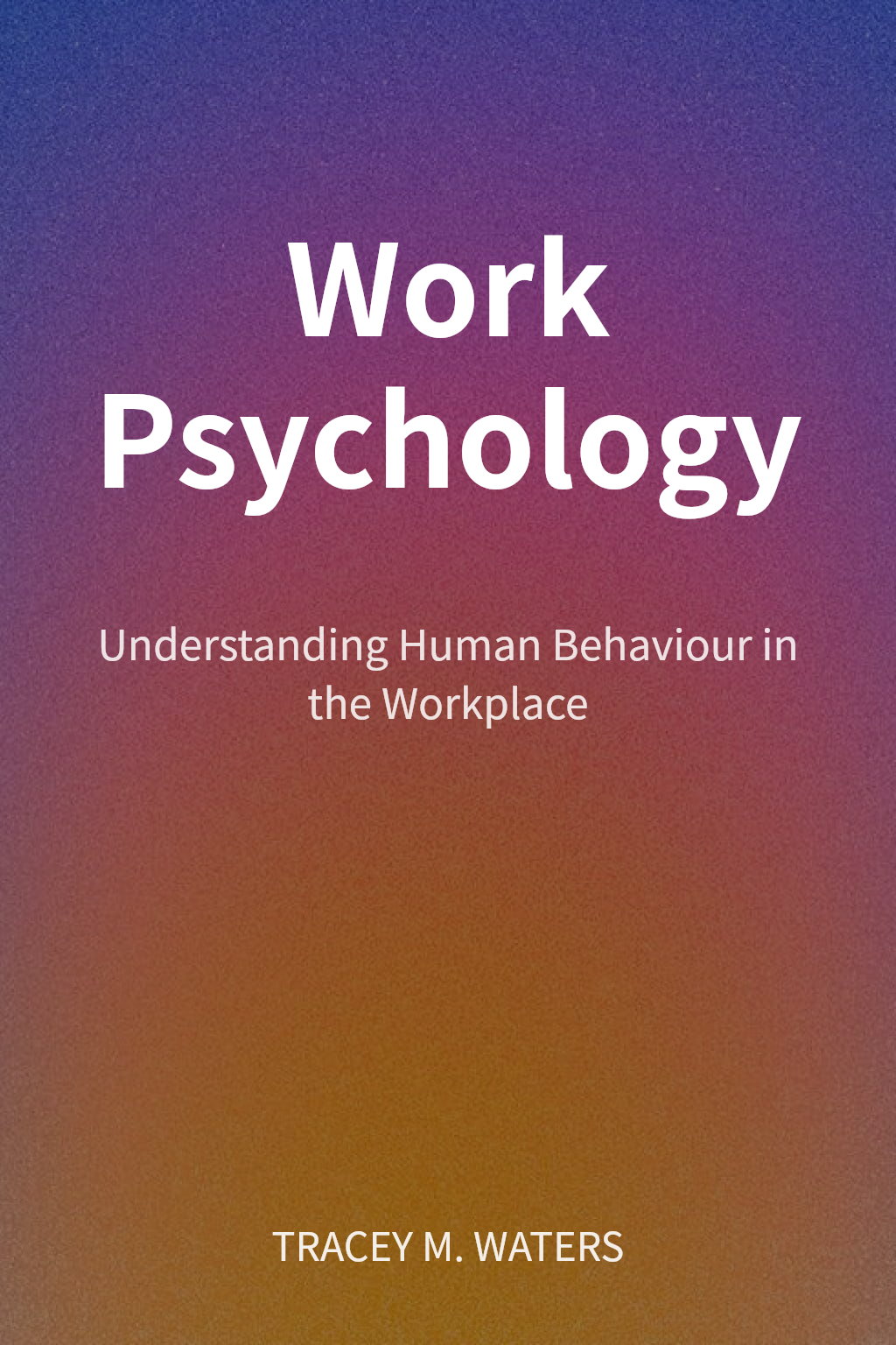 Work Psychology cover