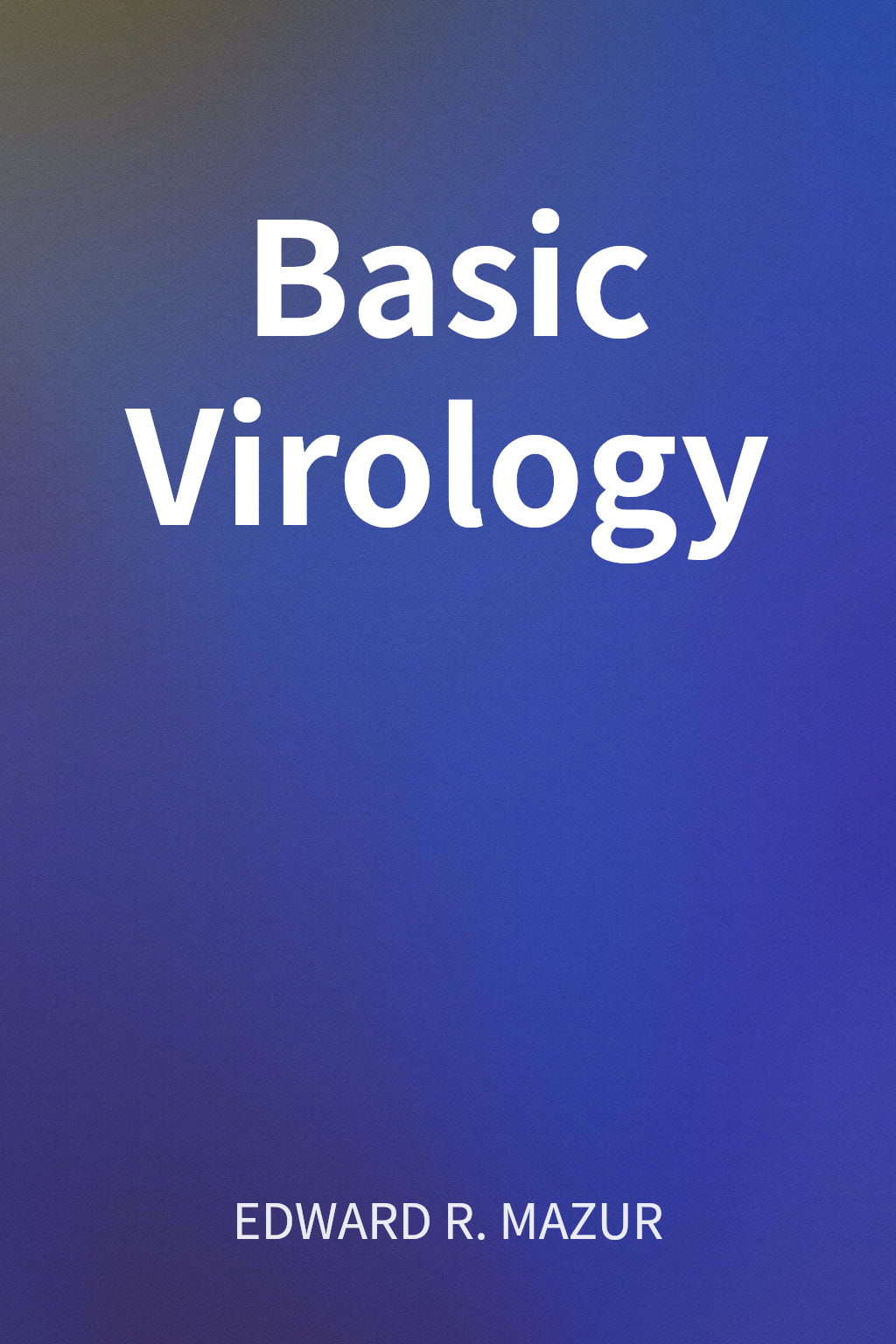 Basic Virology cover