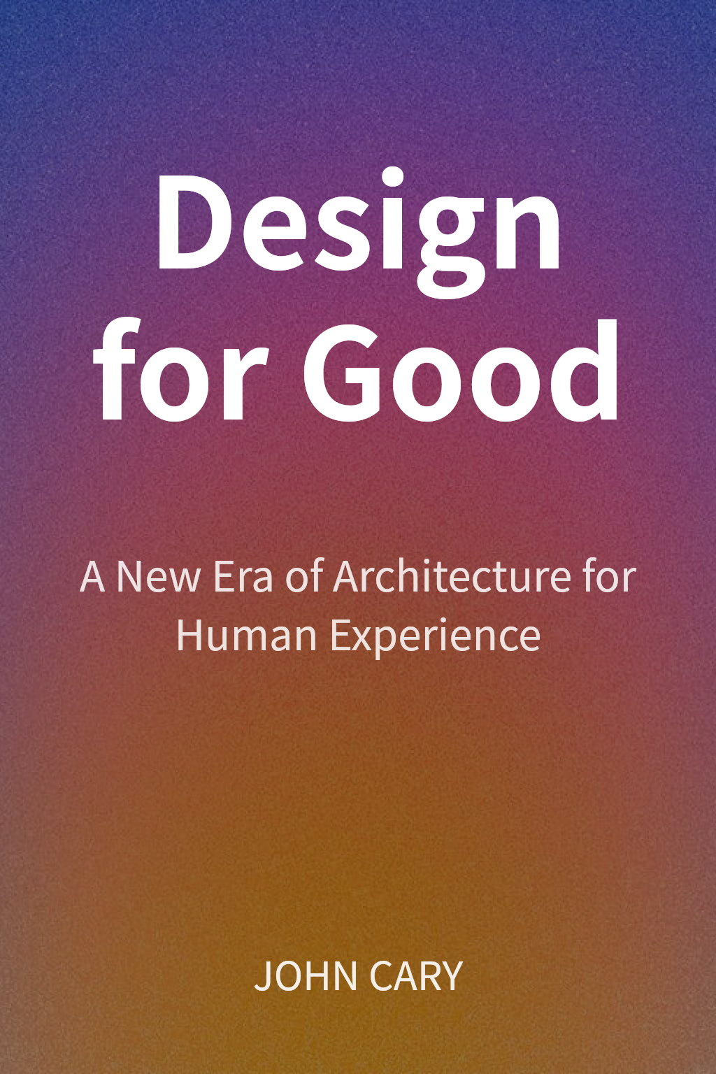 Design for Good cover