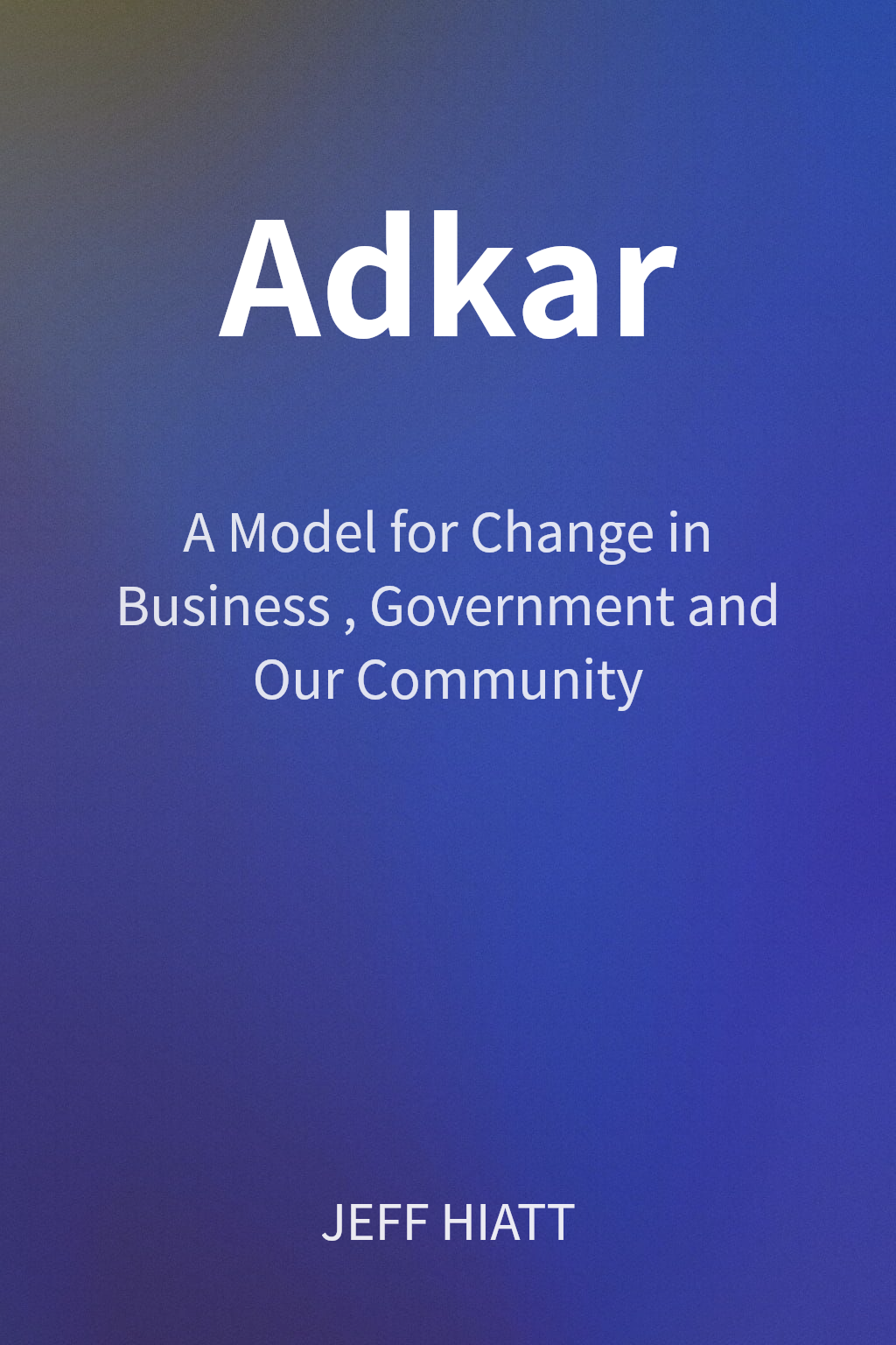 Adkar cover