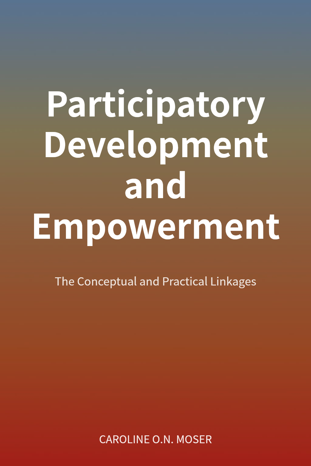 Participatory Development and Empowerment 封面