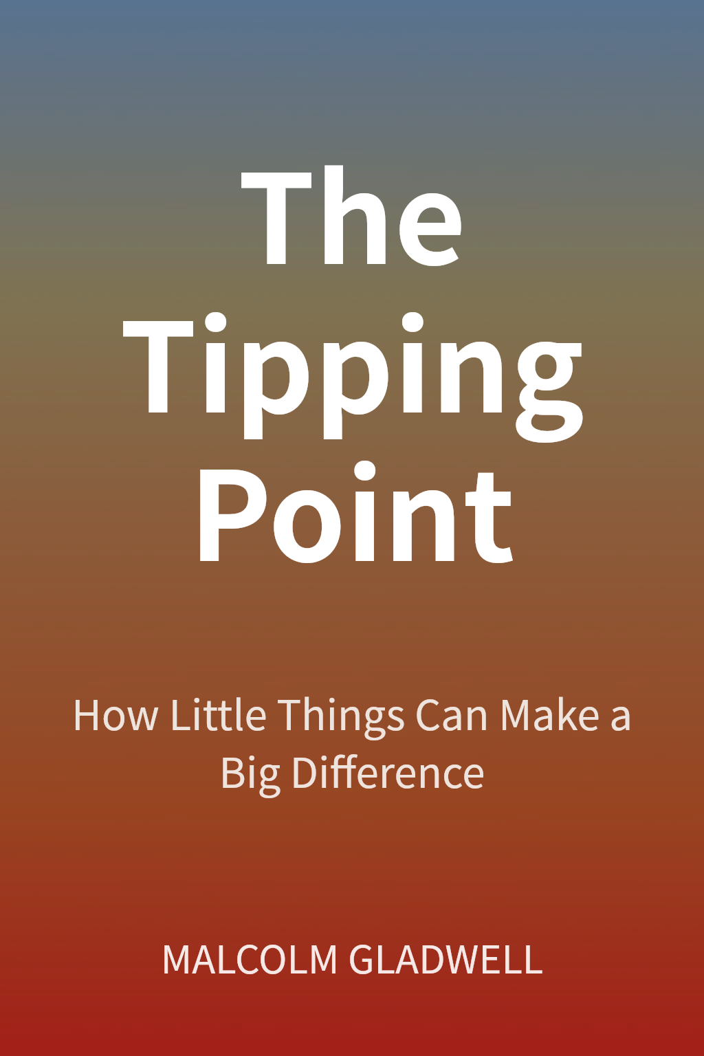 The Tipping Point cover
