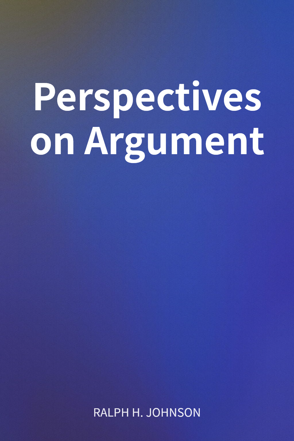 Perspectives on Argument 封面