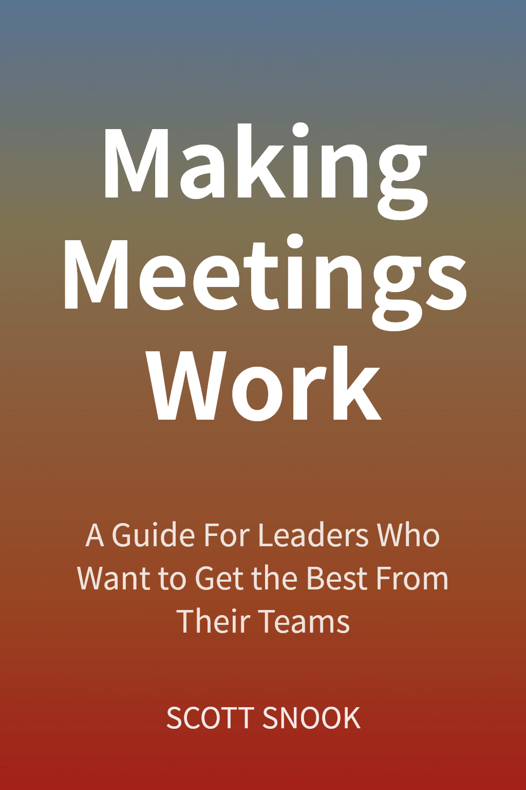 Making Meetings Work cover