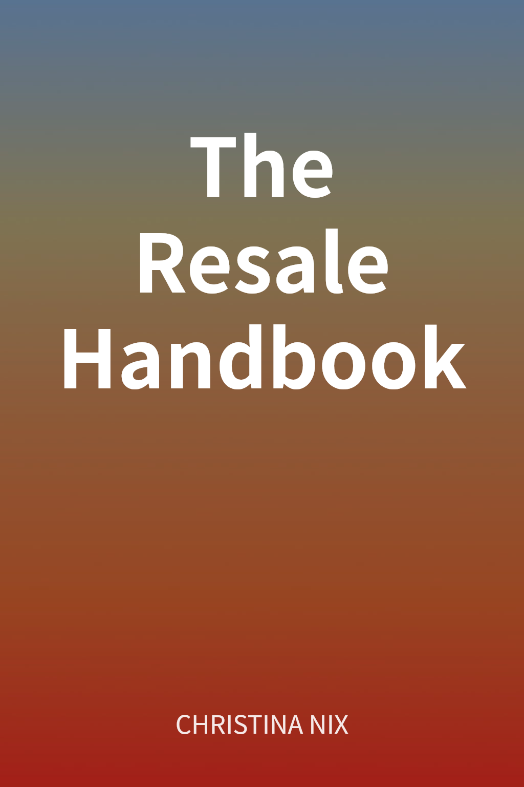 The Resale Handbook cover