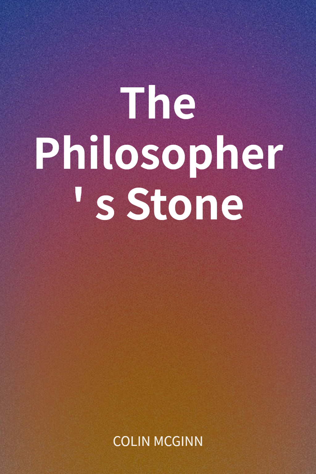 The Philosopher's Stone cover