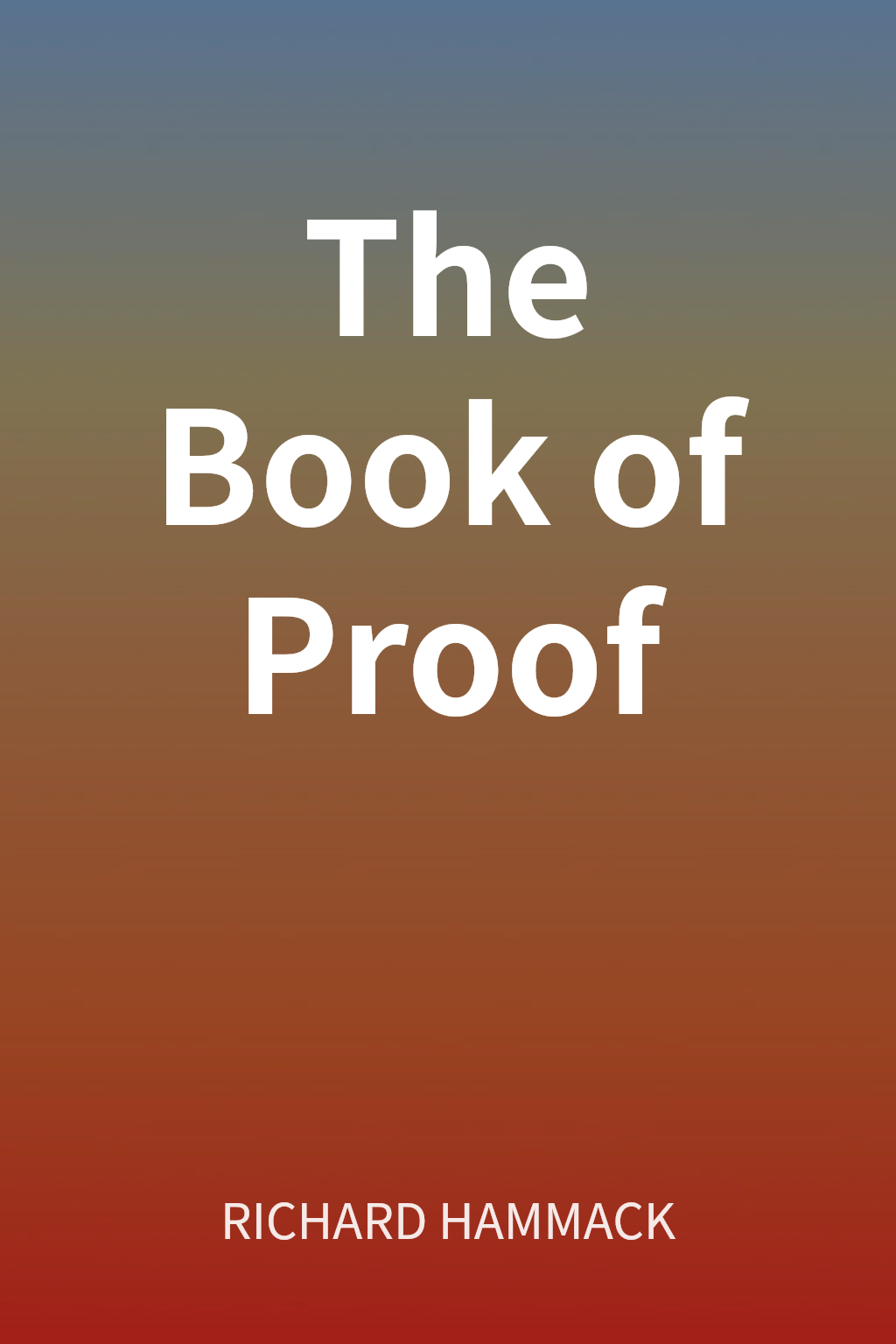 The Book of Proof cover