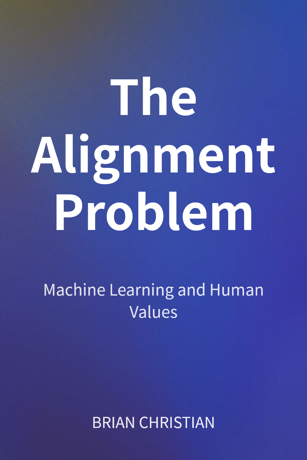The Alignment Problem cover