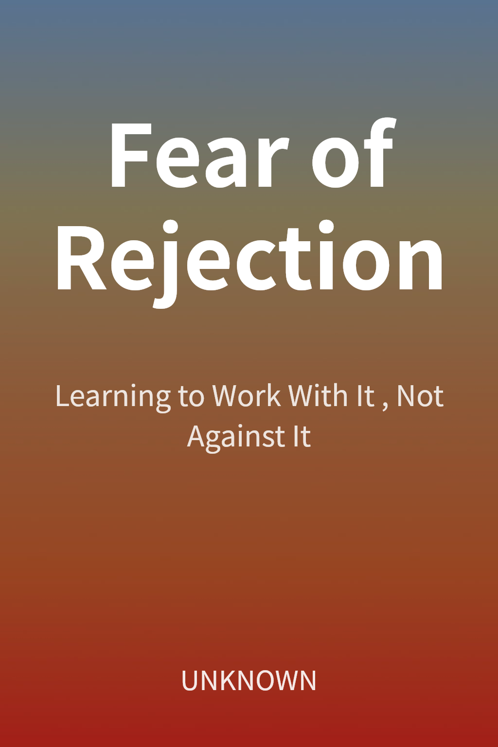 Fear of Rejection cover