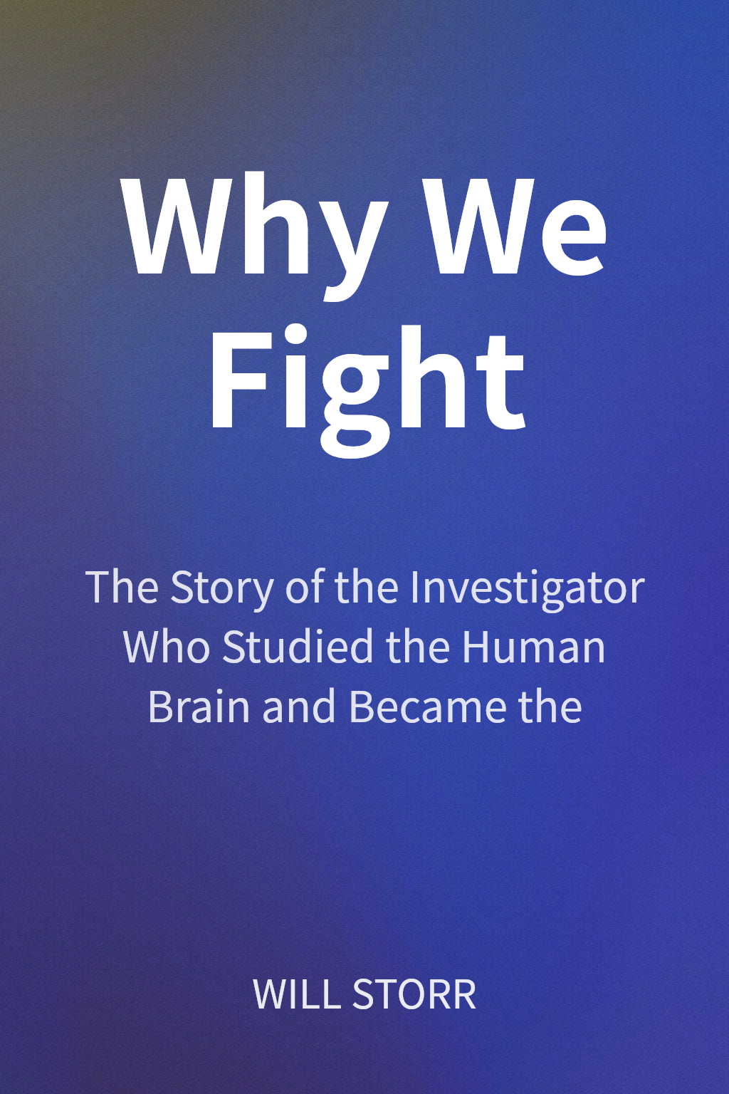 Why We Fight cover