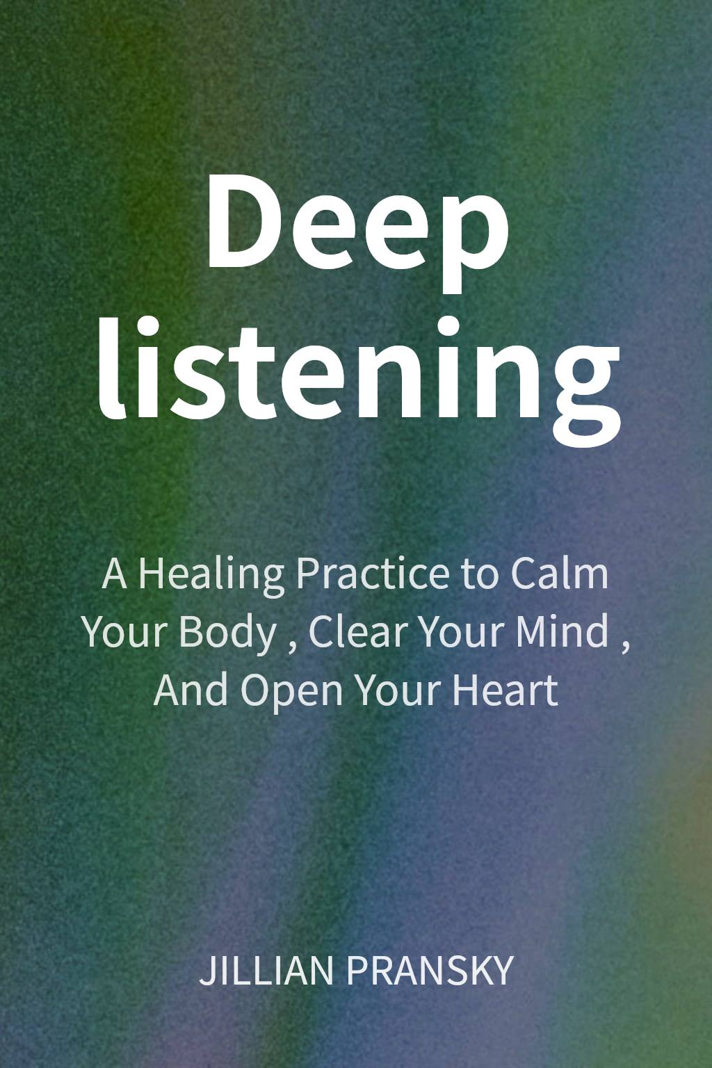 Deep listening cover