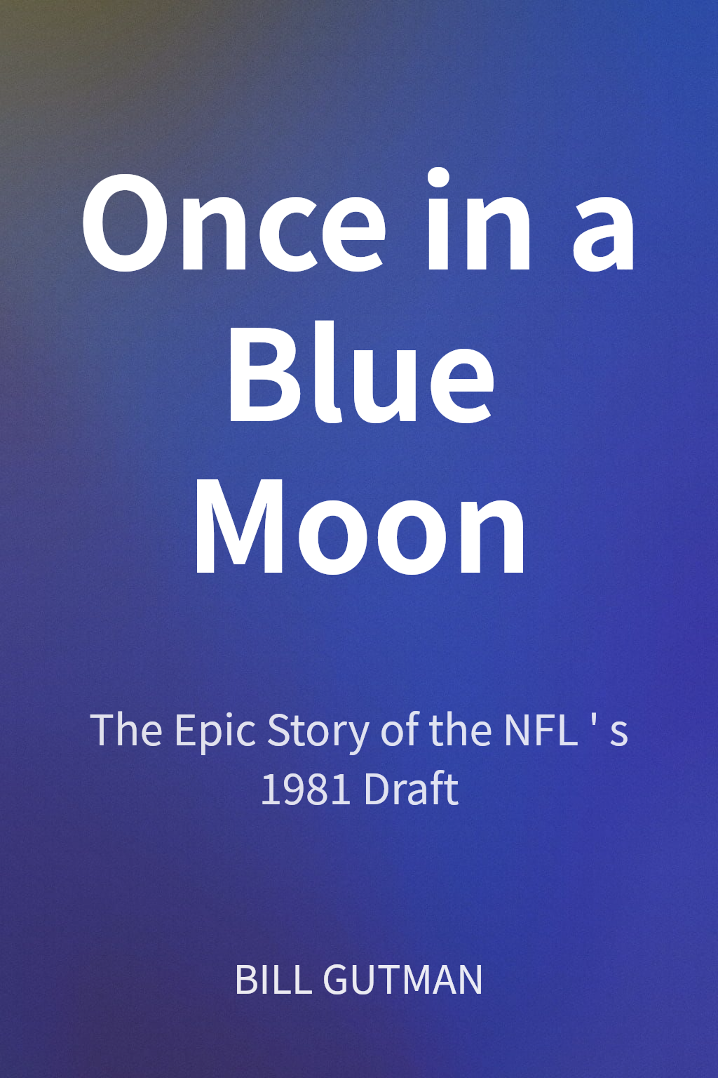Once in a Blue Moon cover