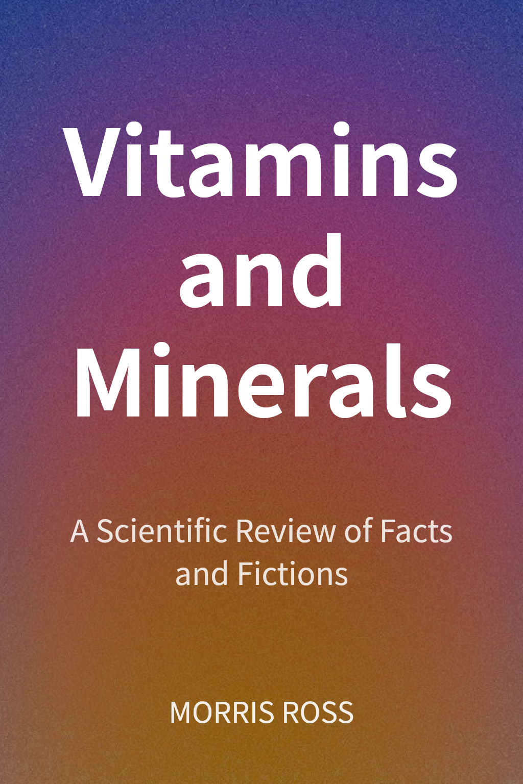 Vitamins and Minerals cover