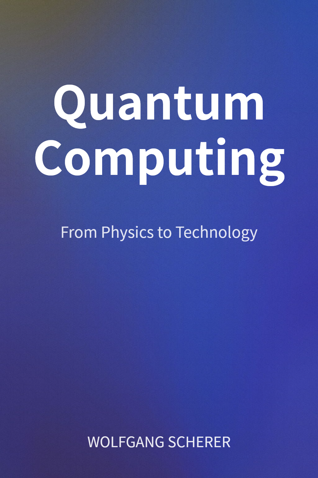 Quantum Computing cover