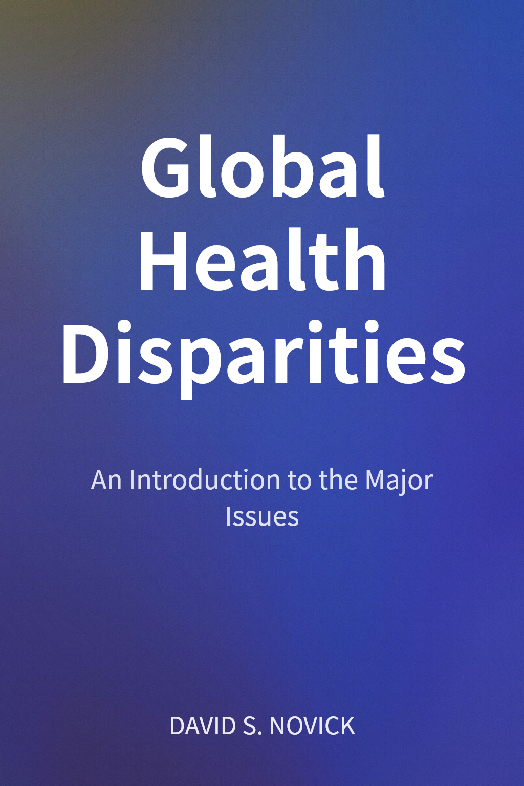 Global Health Disparities cover