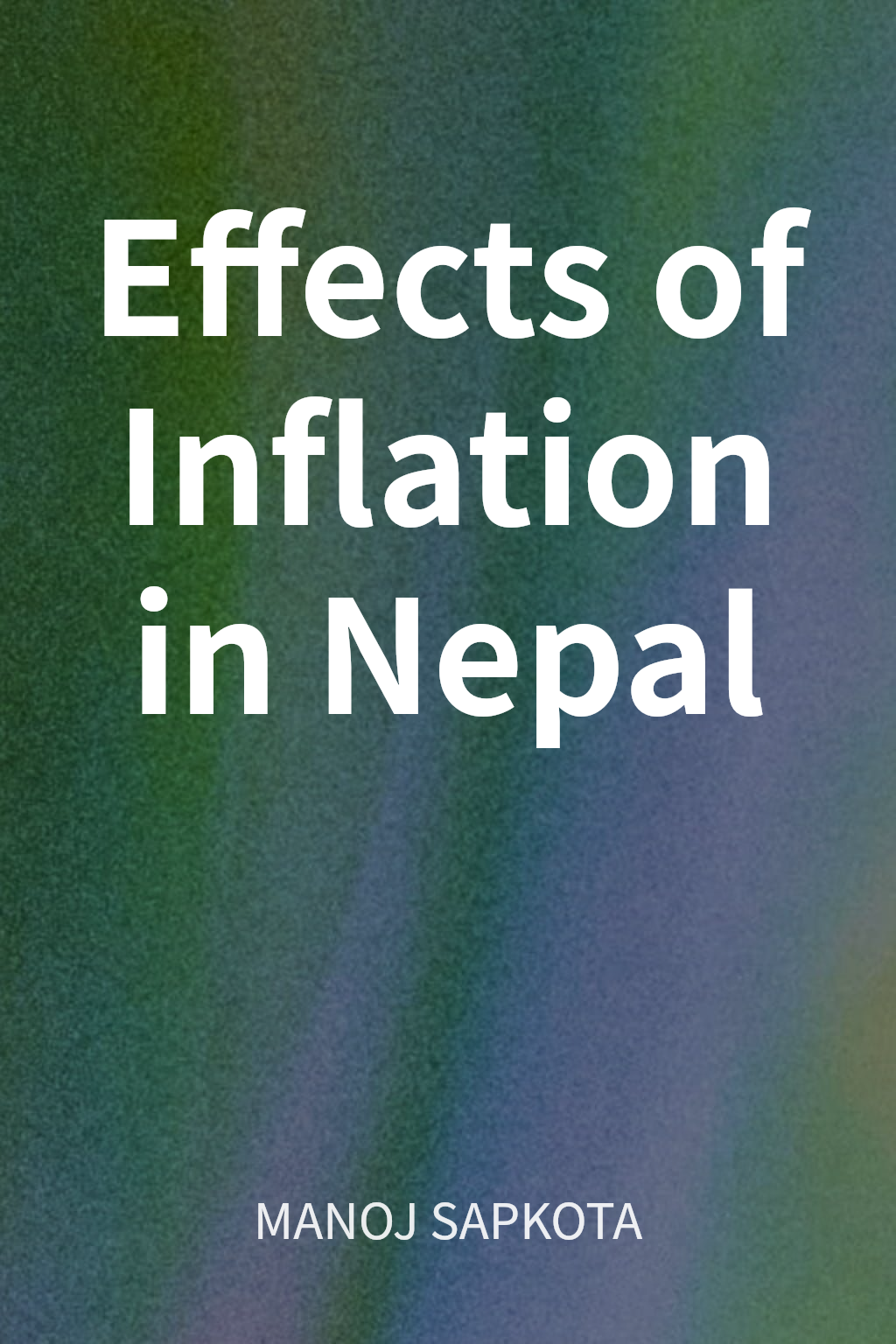 Effects of Inflation in Nepal cover