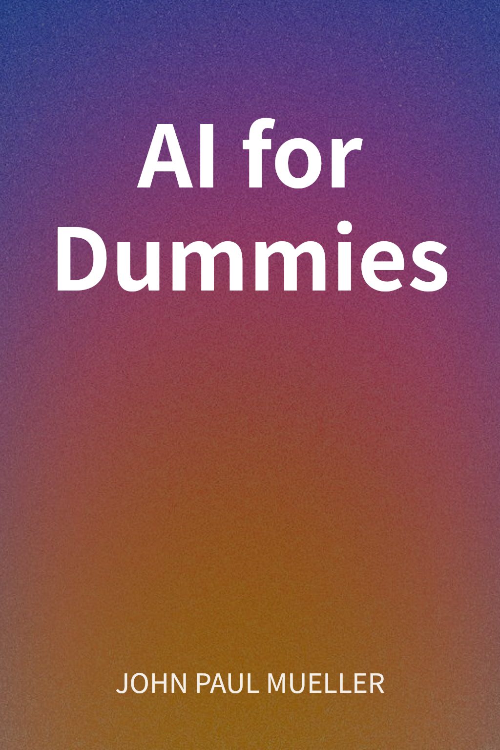 AI for Dummies cover