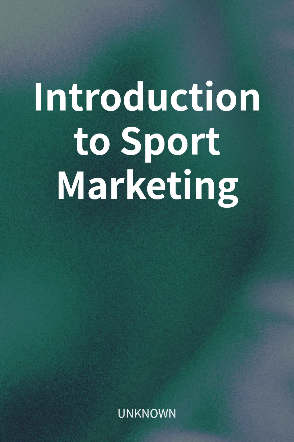 Introduction to Sport Marketing cover