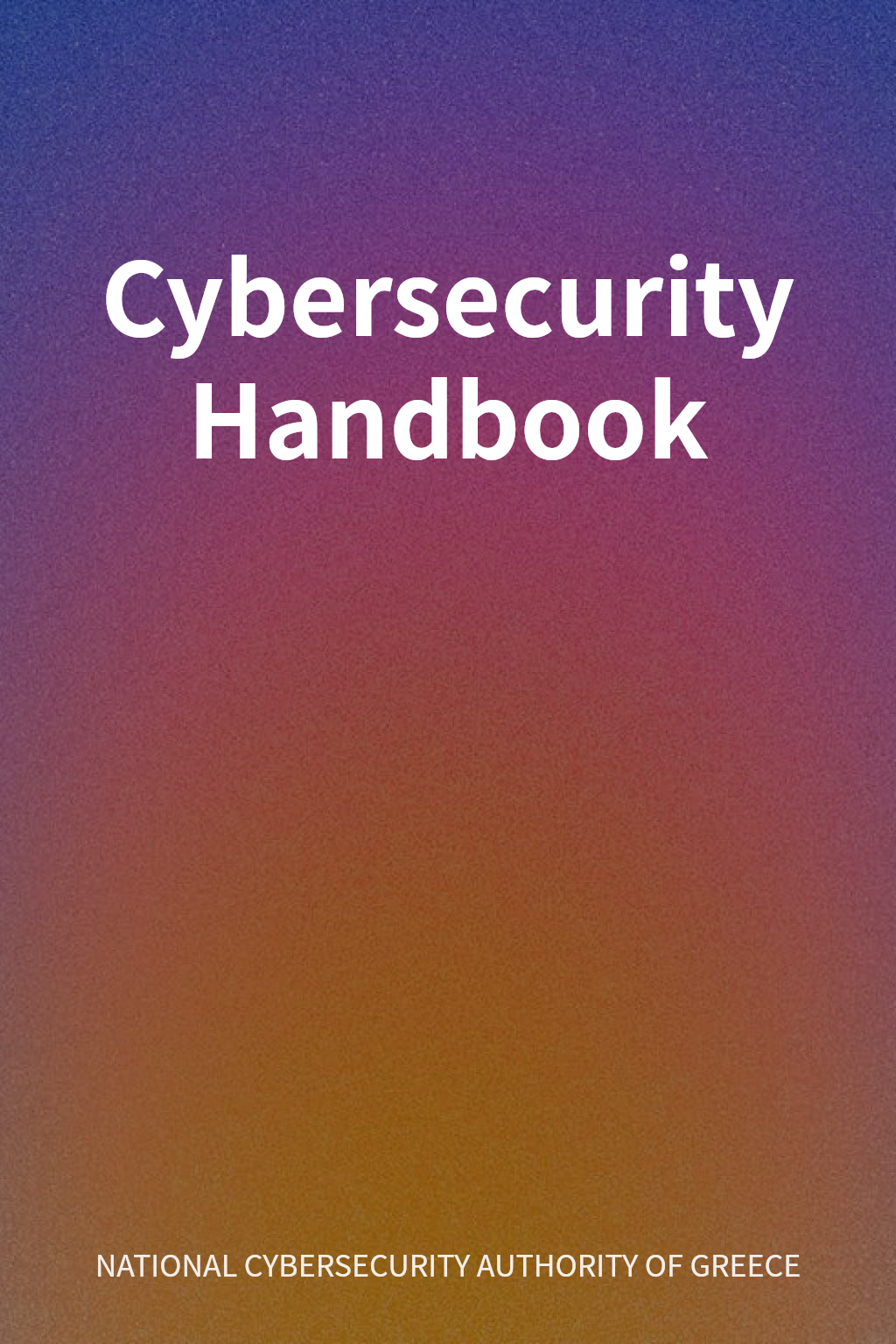 Cybersecurity Handbook cover