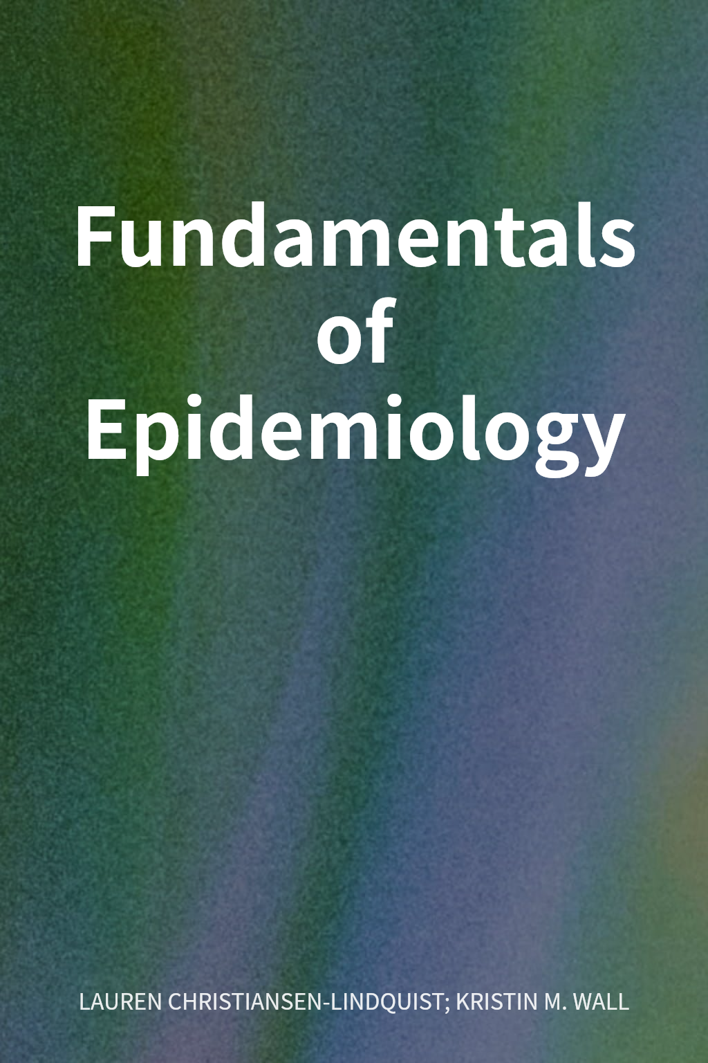 Fundamentals of Epidemiology cover
