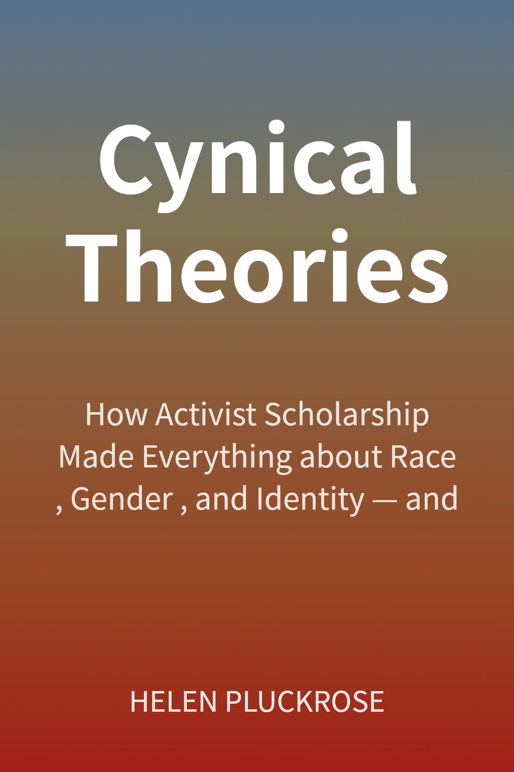 Cynical Theories cover
