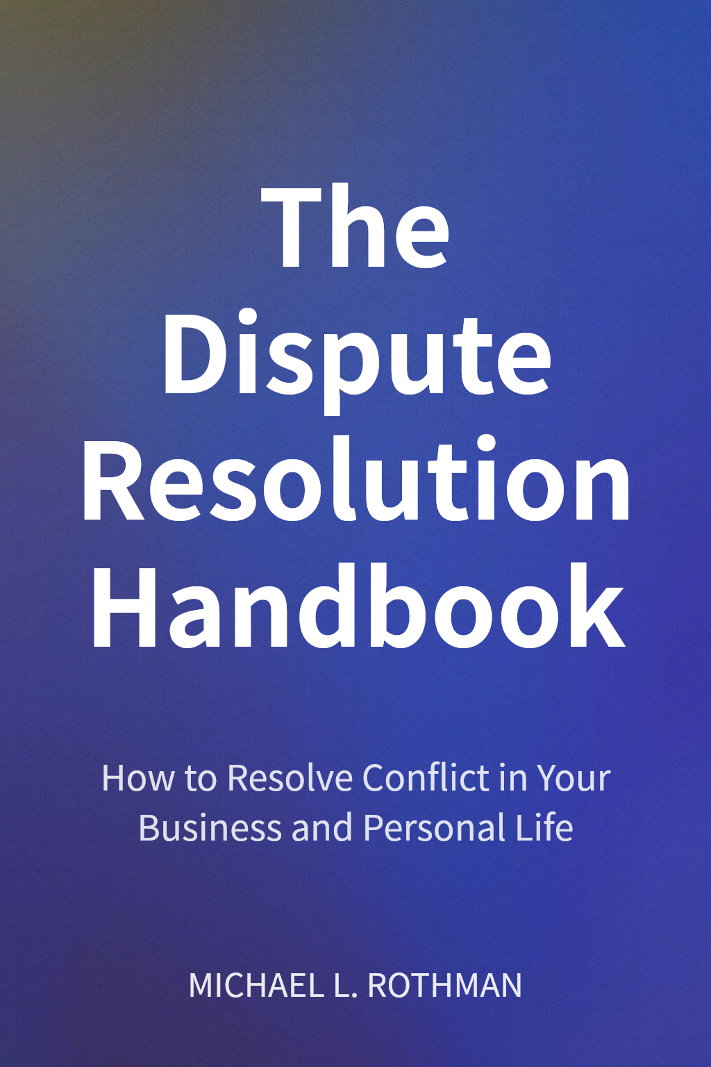 The Dispute Resolution Handbook cover