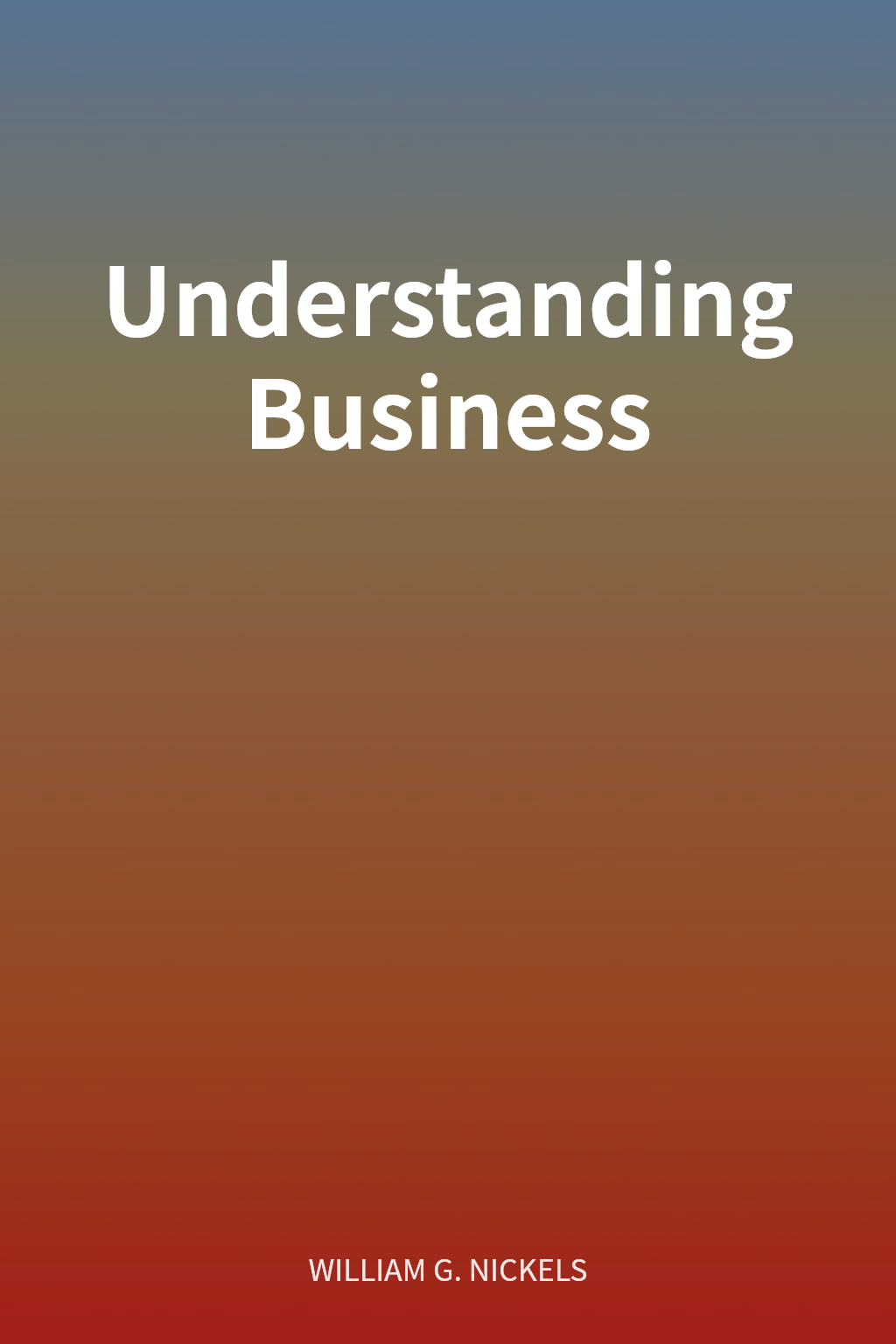 Understanding Business cover