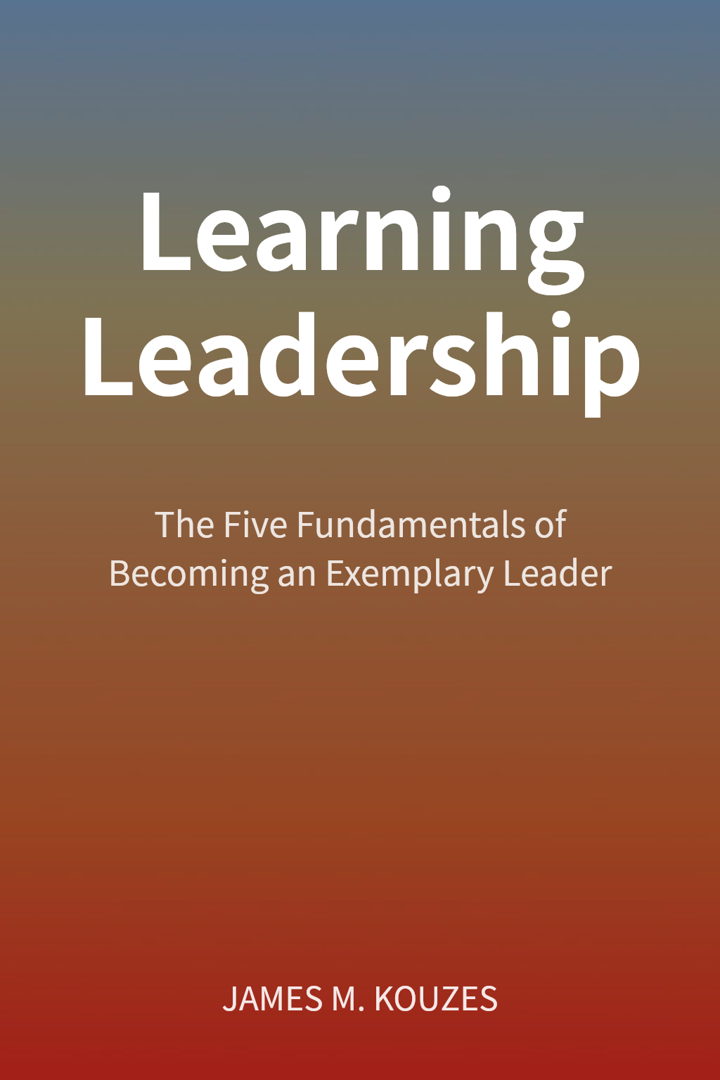 Learning Leadership cover
