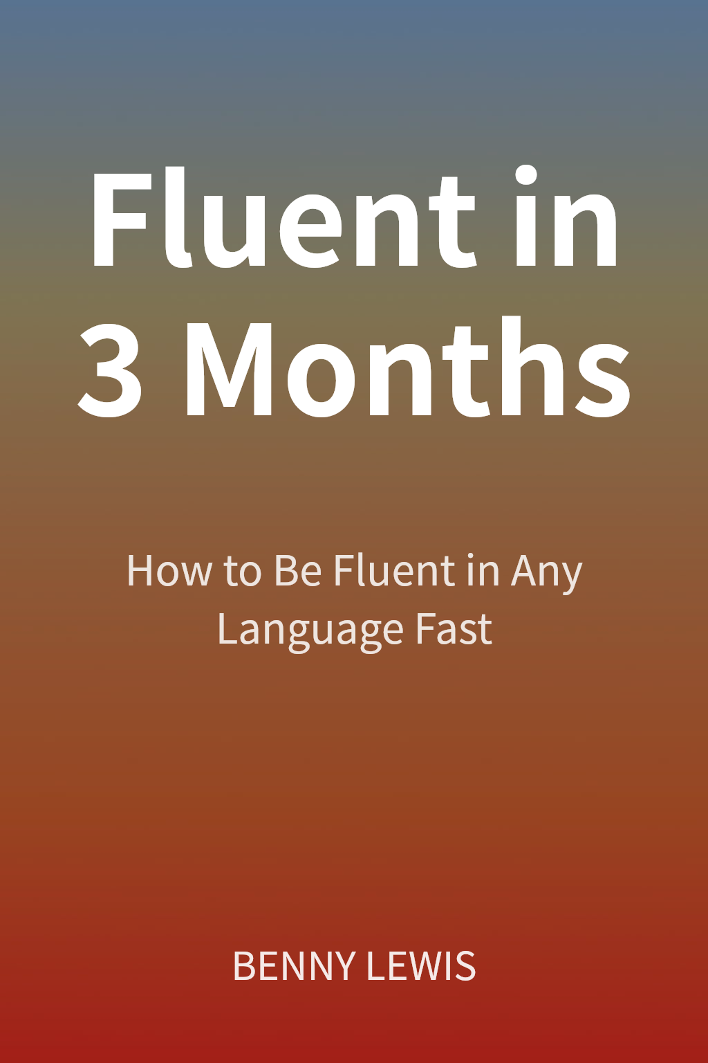 Fluent in 3 Months cover