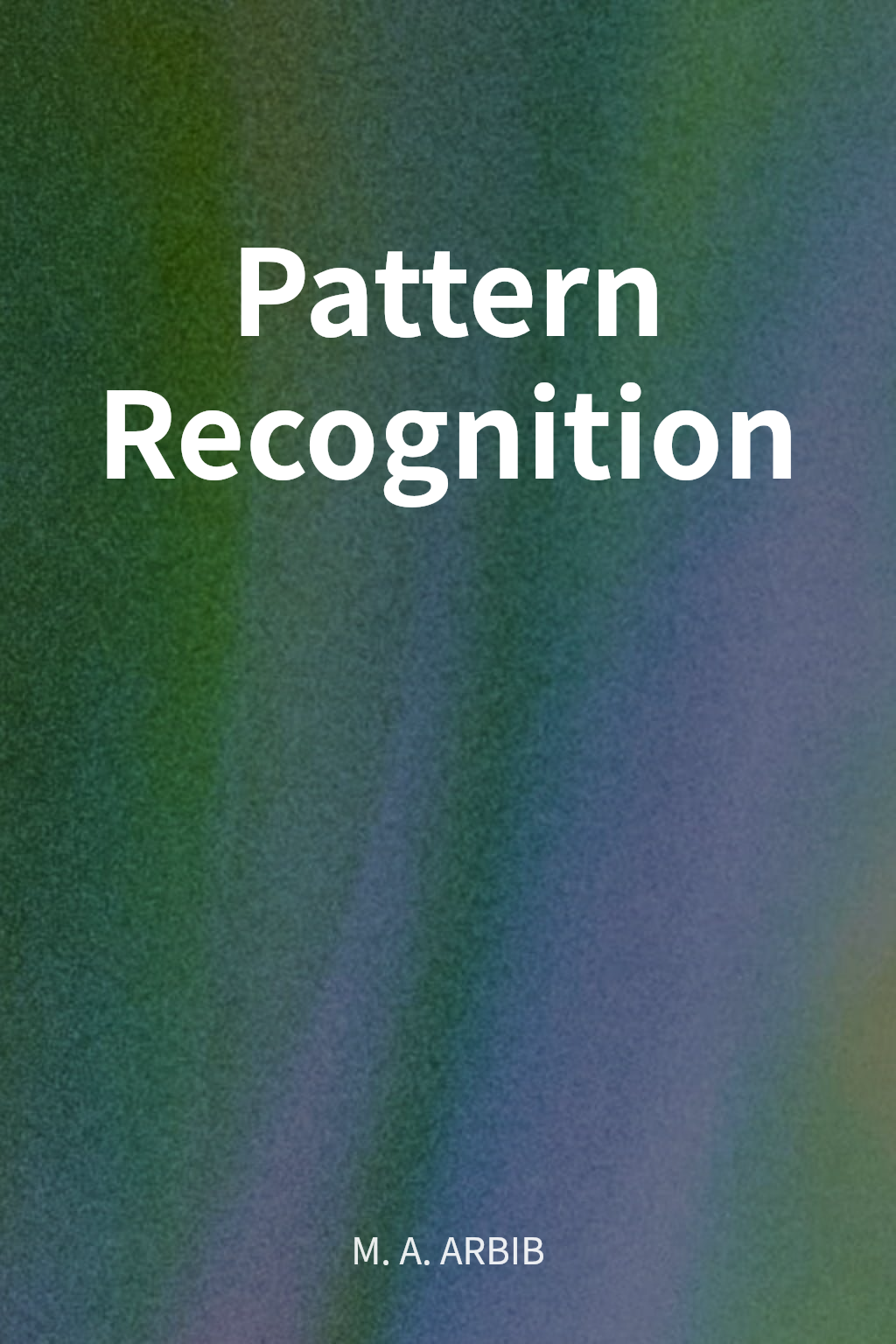 Pattern Recognition cover