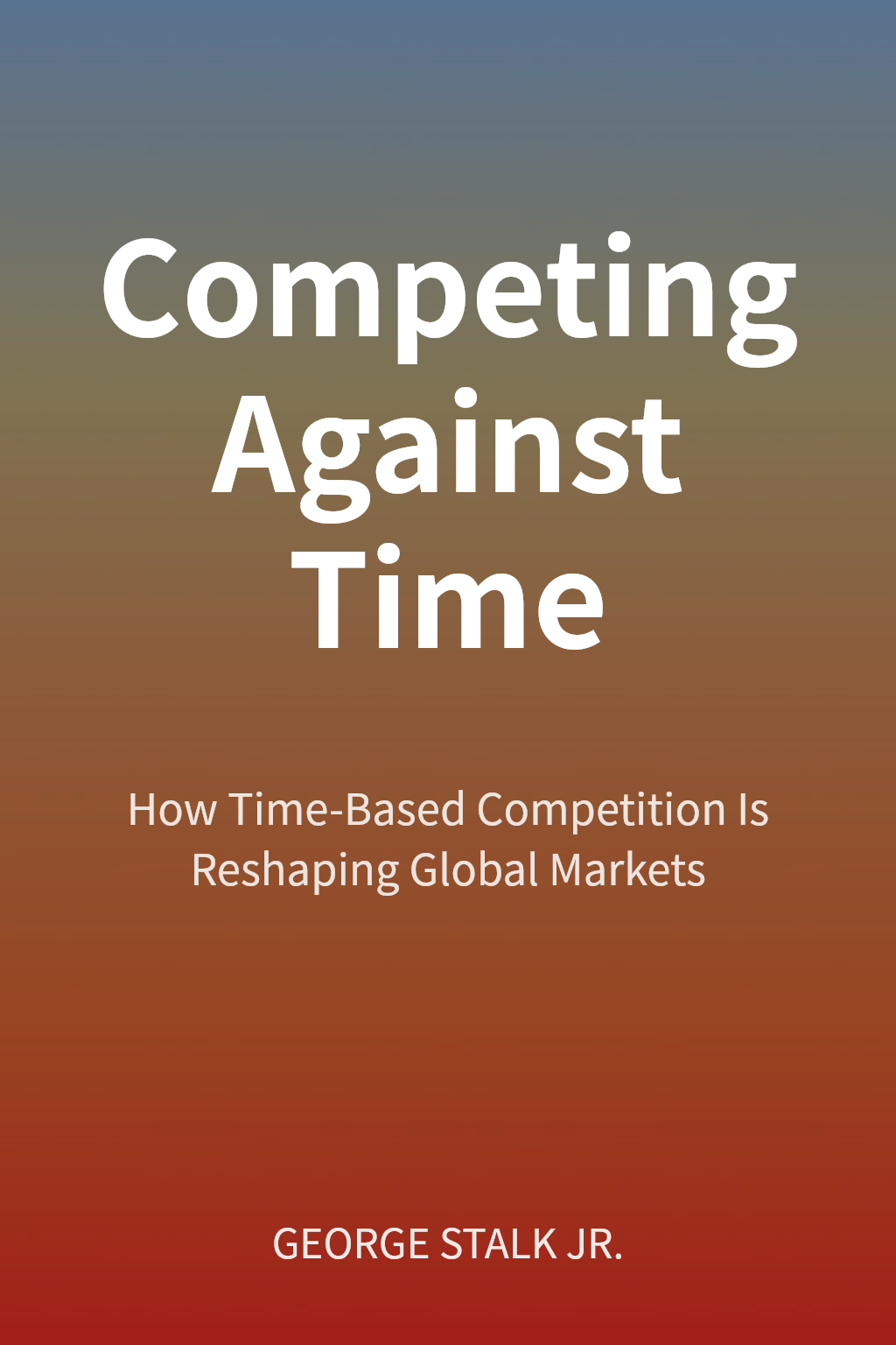 Competing Against Time cover