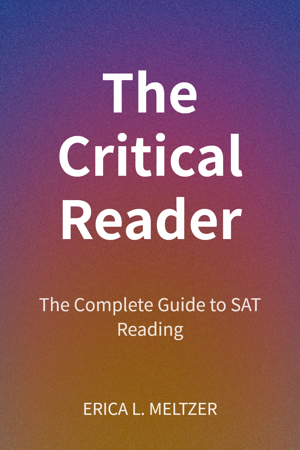 The Critical Reader cover
