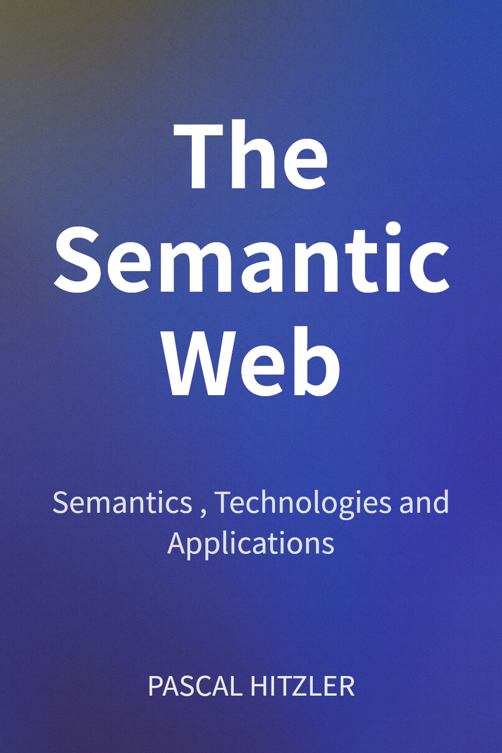 The Semantic Web cover