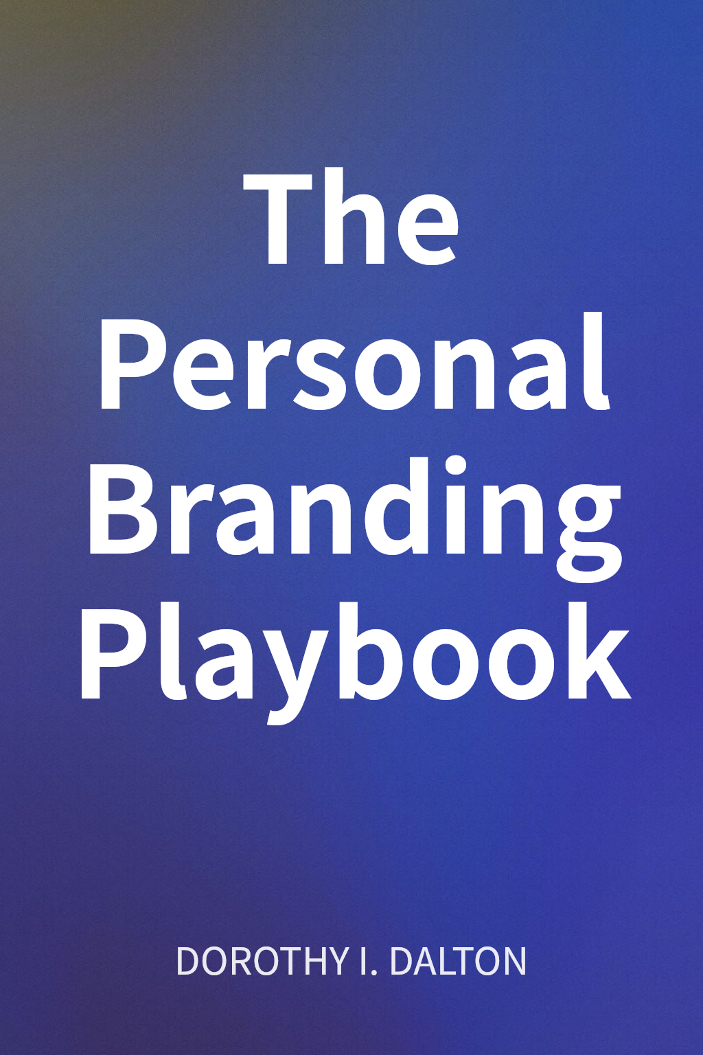 The Personal Branding Playbook cover