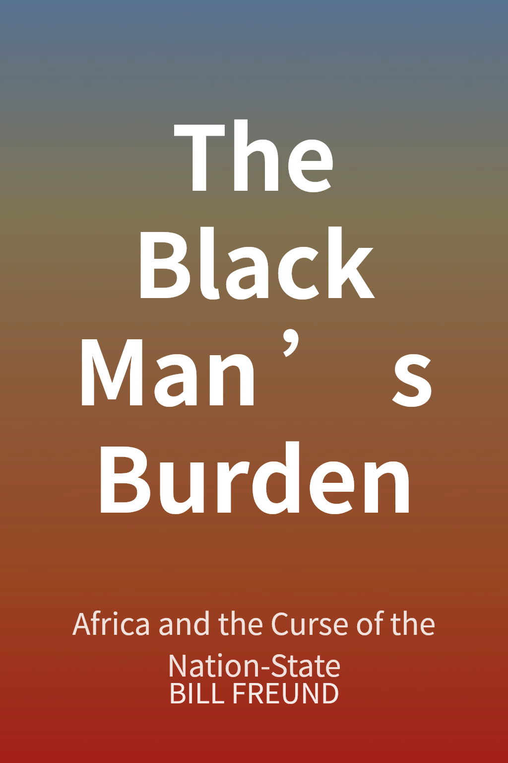 The Black Man’s Burden cover