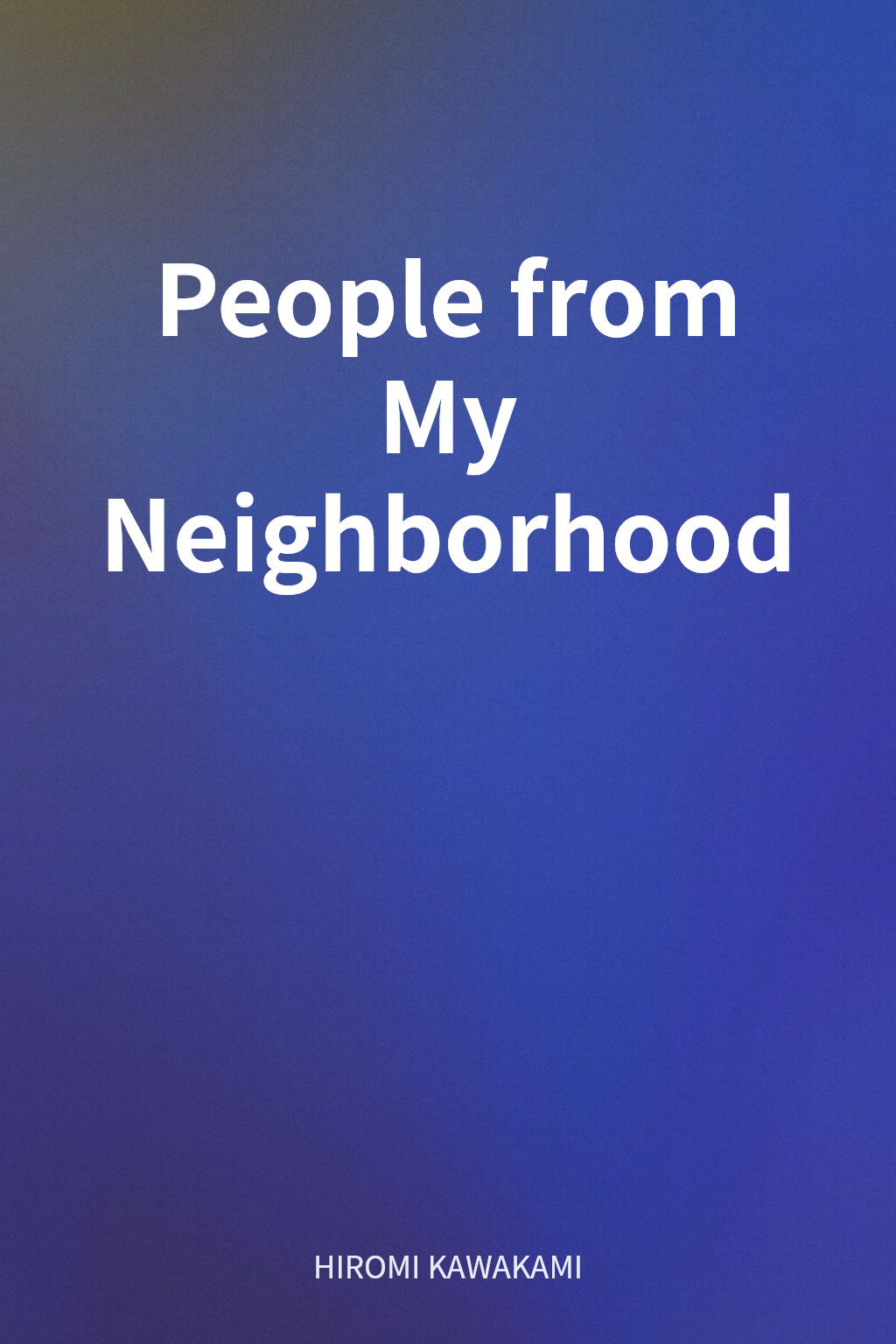 People from My Neighborhood cover