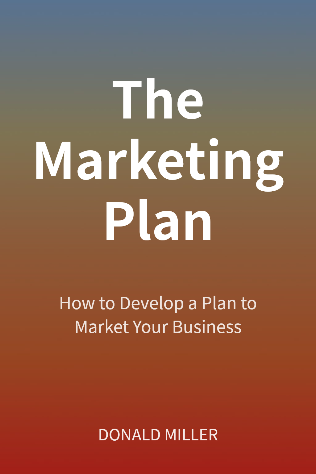 The Marketing Plan cover