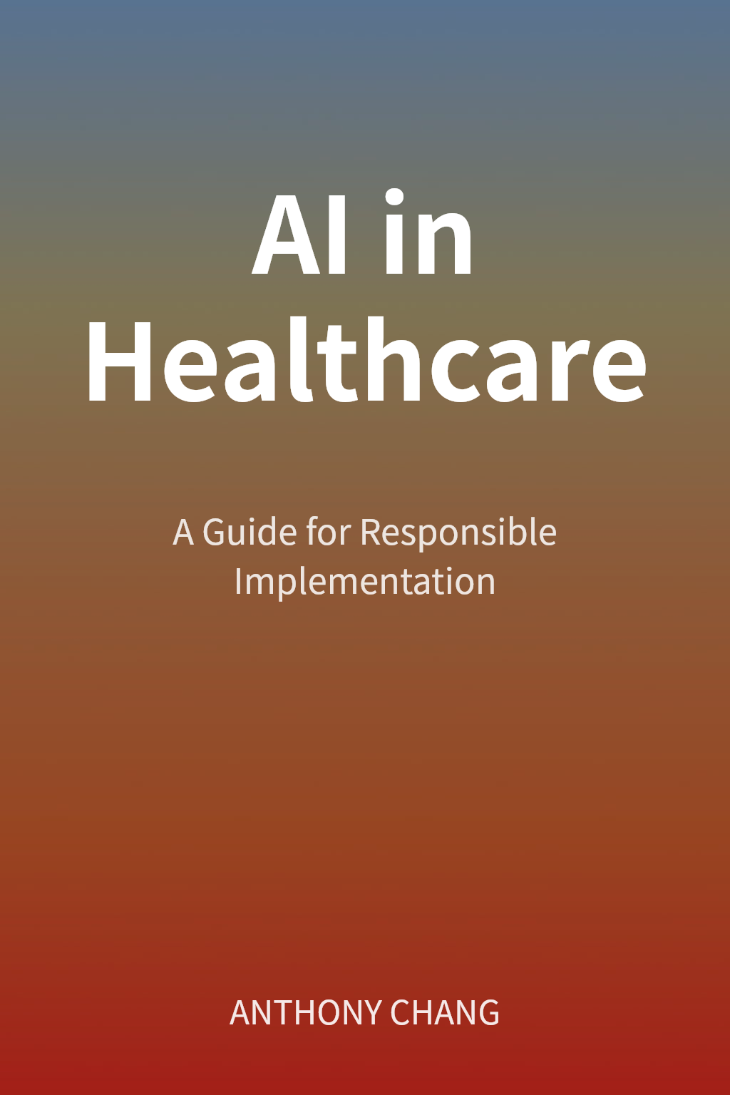 AI in Healthcare cover