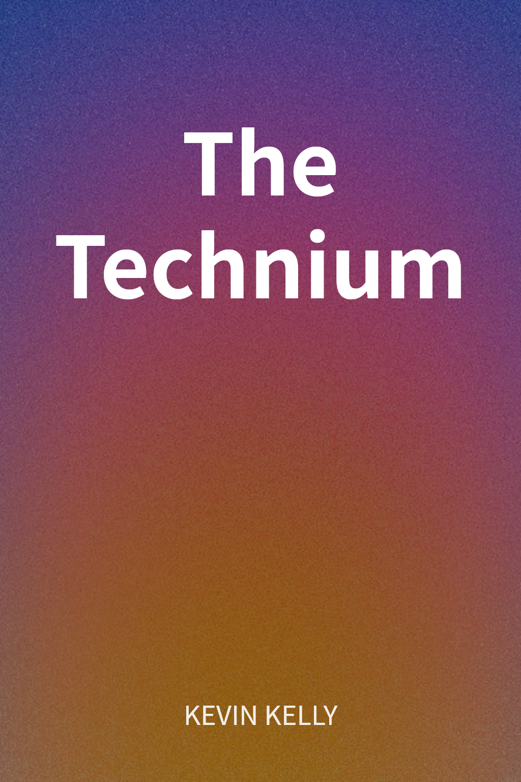 The Technium cover