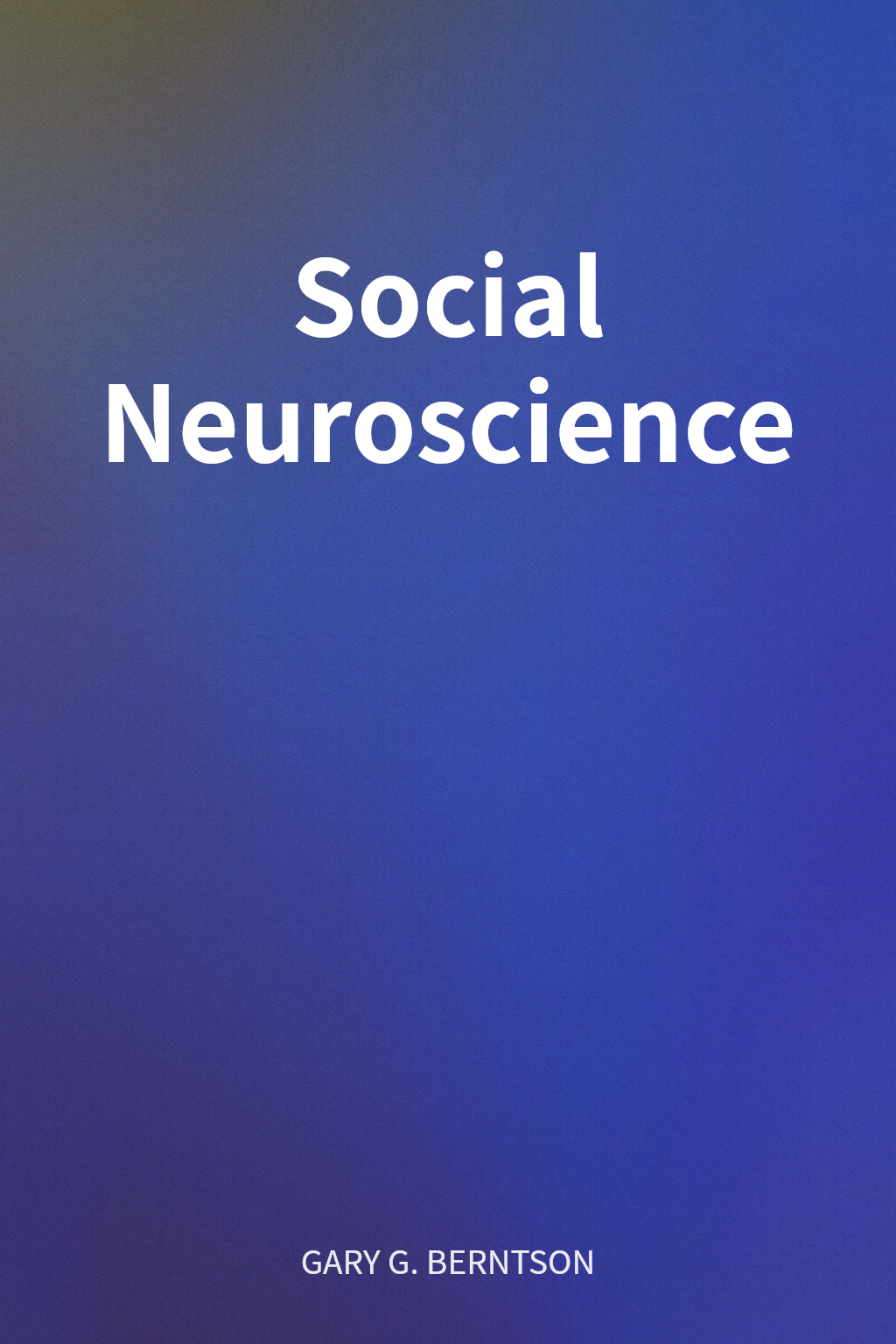 Social Neuroscience cover