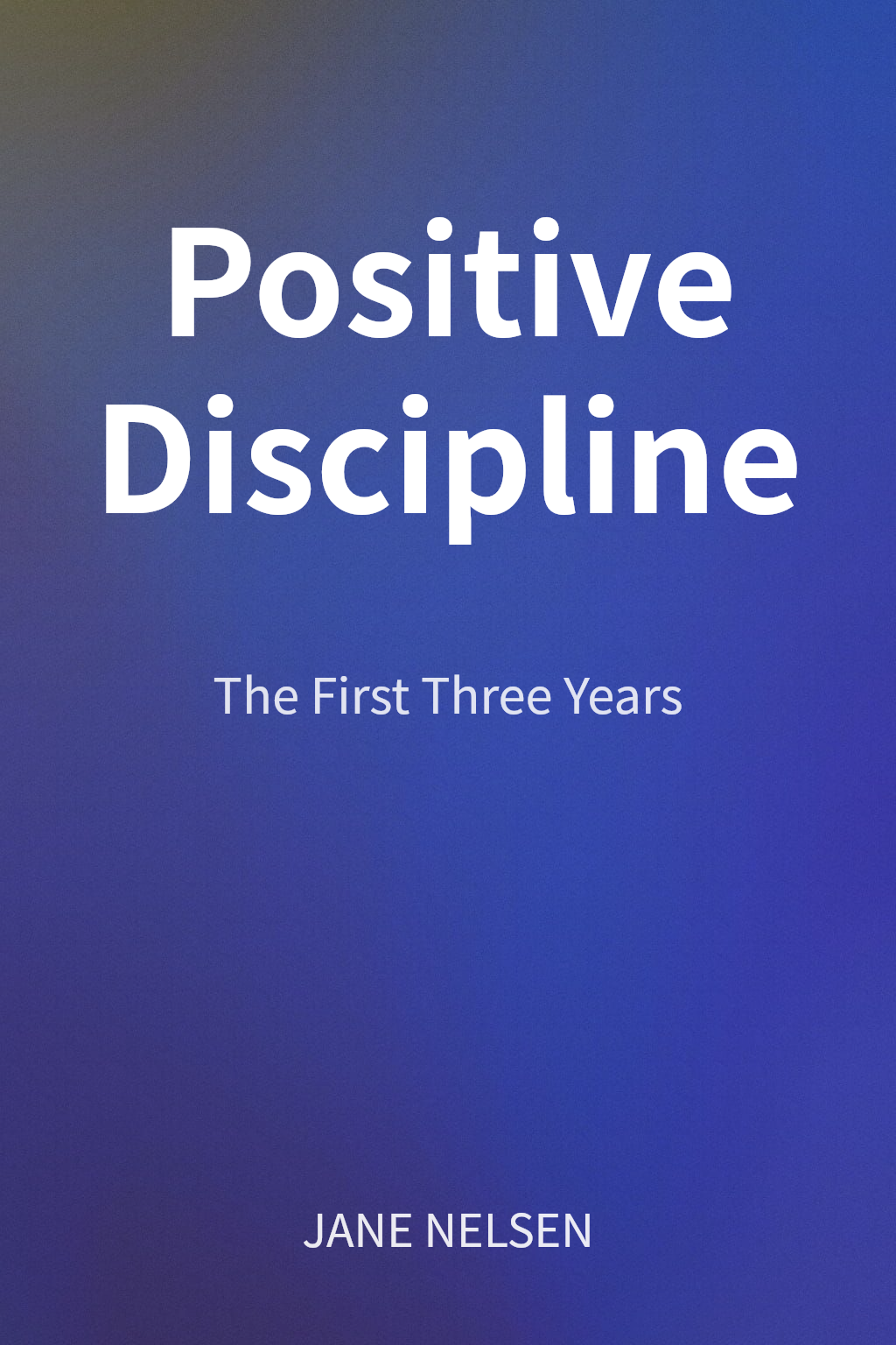 Positive Discipline cover