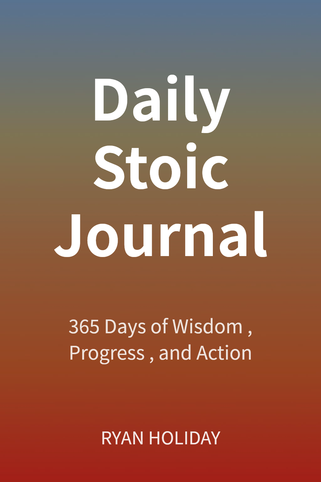 Daily Stoic Journal cover
