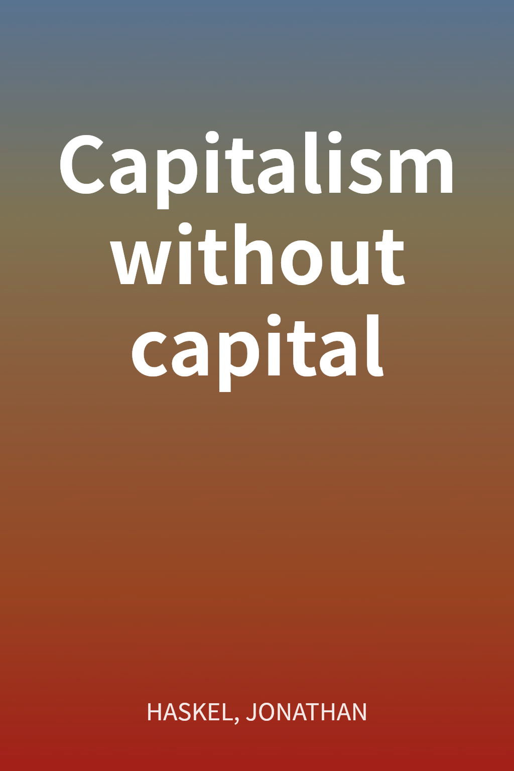 Capitalism without capital cover