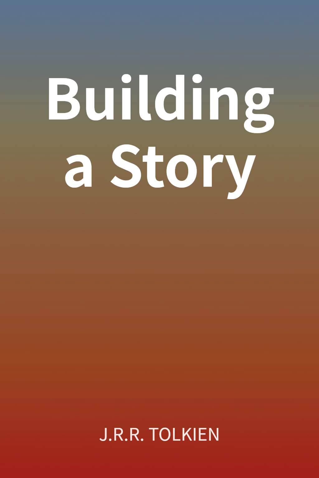 Building a Story cover