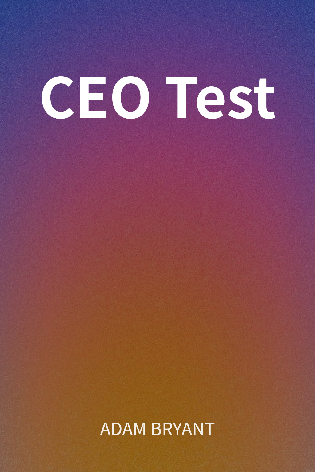 CEO Test cover