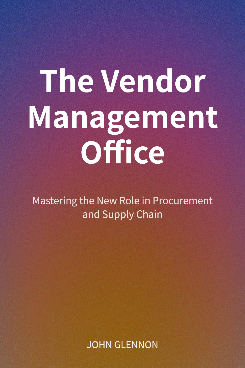 The Vendor Management Office cover