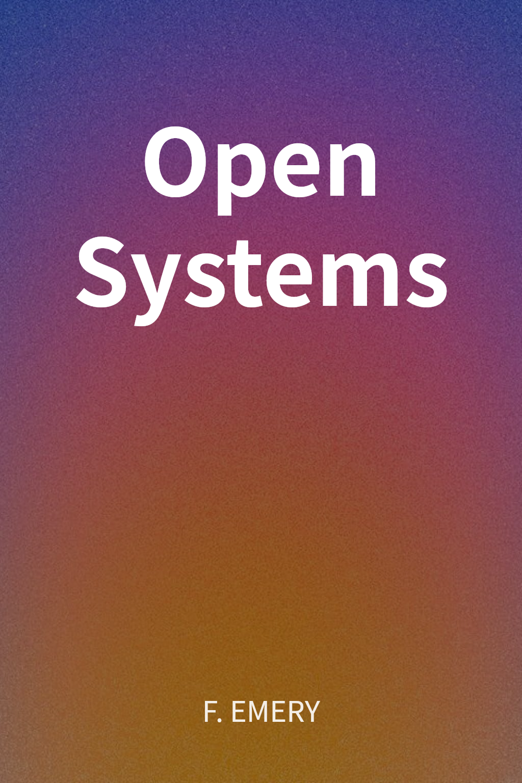 Open Systems cover